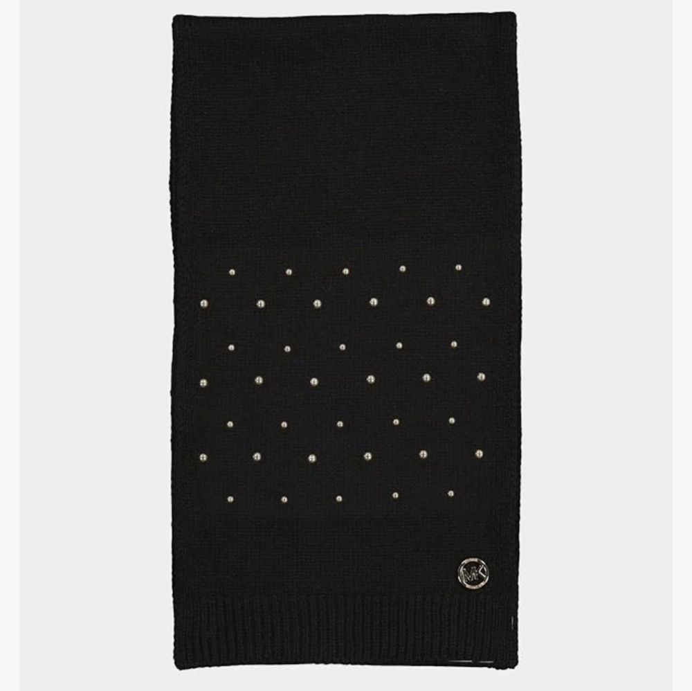 Michael Kors Scarf and Hat Set, Winter Scarf, Beanie, Wool Scarf, Winter Hat, - Picture 3 of 8